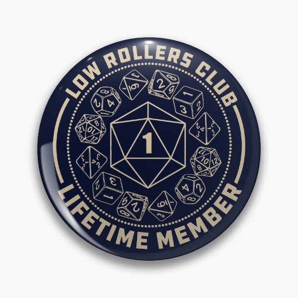 Item preview, D&D Low Rollers Club designed and sold by Meta Cortex.