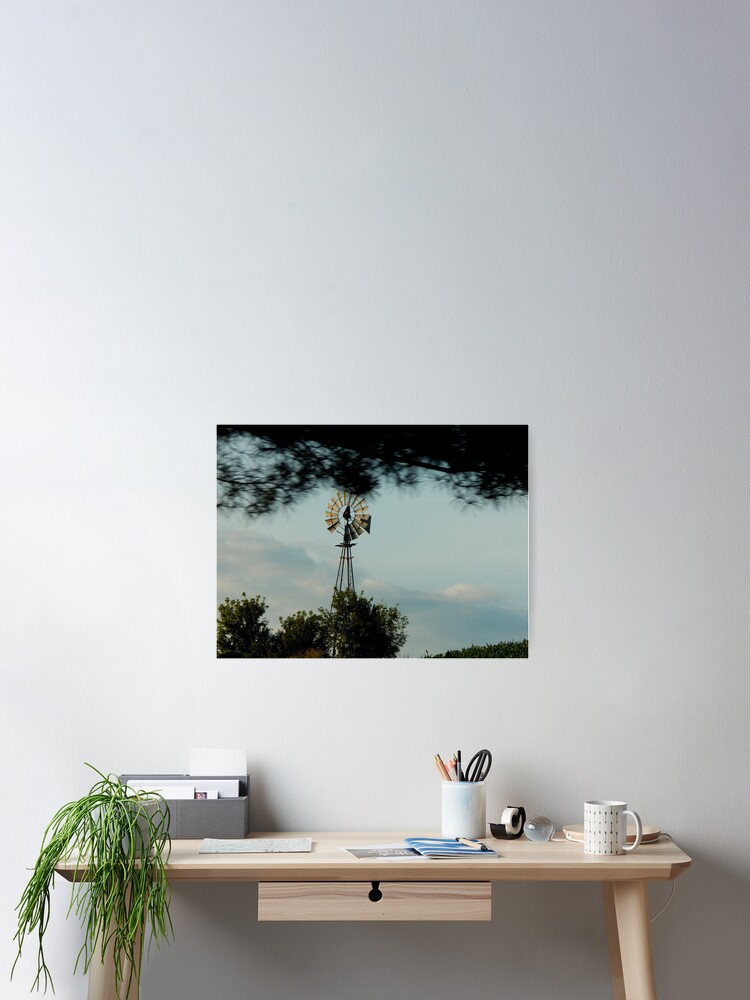 Thumbnail 2 von 3, Poster, Windmill Set designt und verkauft von WildThingPhotos.