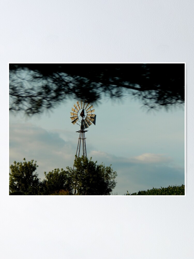 Thumbnail 1 von 3, Poster, Windmill Set designt und verkauft von WildThingPhotos.