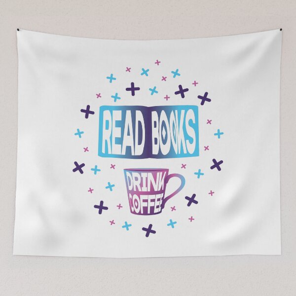Item preview, Read Books Drink Coffee | White designed and sold by Wintre2.
