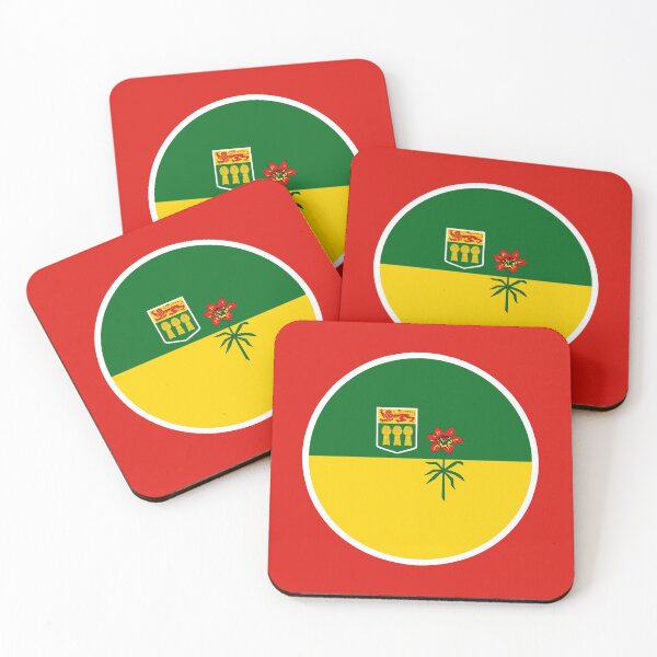 Item preview, SASKATCHEWAN Flag Gifts, Masks, Stickers & Products (GF) designed and sold by mpodger.