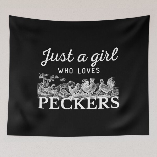 Item preview, Just a girl who loves peckers - funny designed and sold by narilex.