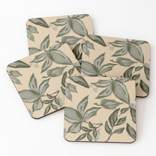 Item preview, Green Leaves Watercolor Drawing  designed and sold by MercuryV.