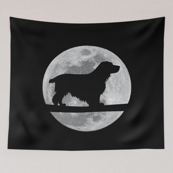 Artikelvorschau, Cocker Spaniel Hund Nacht Mond Cocker Spaniel Liebhaber entworfen und verkauft von alaechamlal.