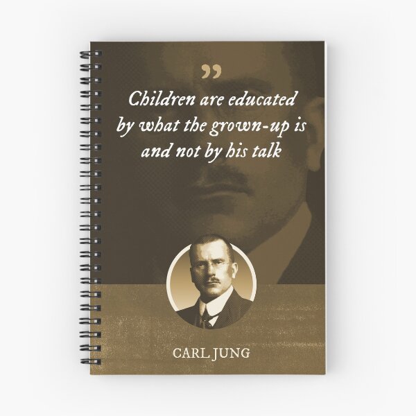 Item preview, Carl Jung - Children are educated by what the grown-up is and not by his talk designed and sold by Syahrasi.