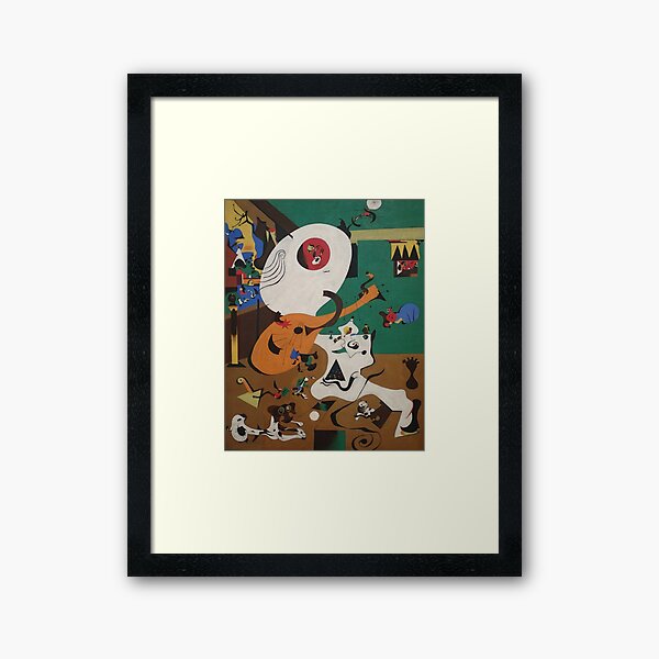 Dutch Interior I 1928 Joan Miro Framed Art Print