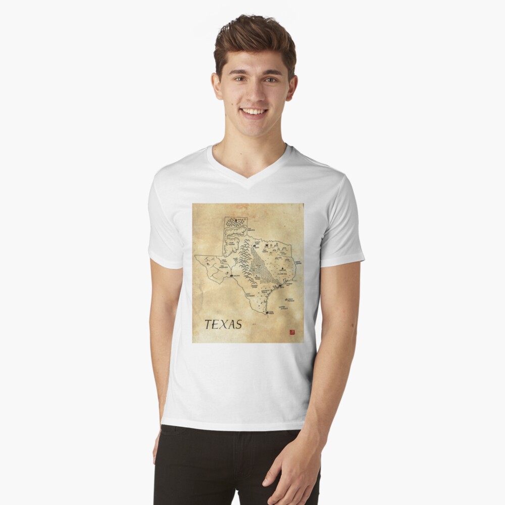 Item preview, V-Neck T-Shirt designed and sold by aldayuan.