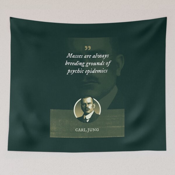 Item preview, Carl Jung - Masses are always breeding grounds of psychic epidemics designed and sold by Syahrasi.