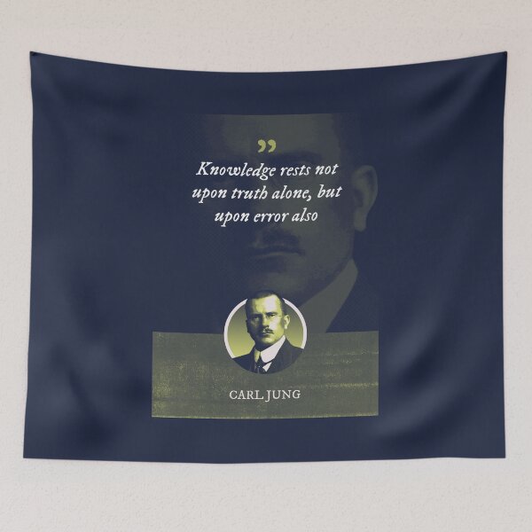 Item preview, Carl Jung - Knowledge rests not upon truth alone, but upon error also designed and sold by Syahrasi.