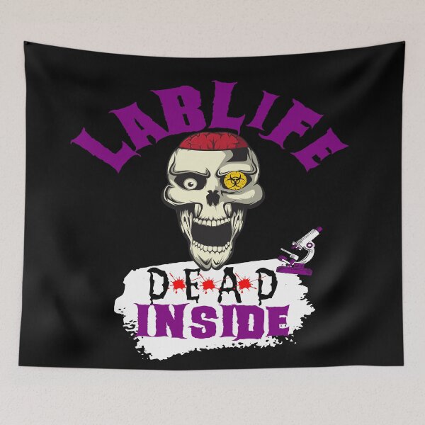 Item preview, LABLIFE DEAD INSIDE FUNNY MEDICAL LABORATORY SCIENTIST  designed and sold by Hippiesole.