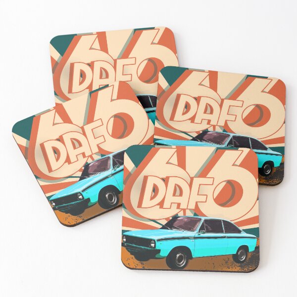 Item preview, Old Vintage blue 1972 Daf 66 marathon racing Car - vintage retro car lovers designed and sold by Rajpramanik.