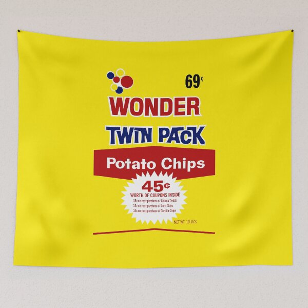 Item preview, POTATO CHIPS - PACKAGING designed and sold by ThrowbackAds.