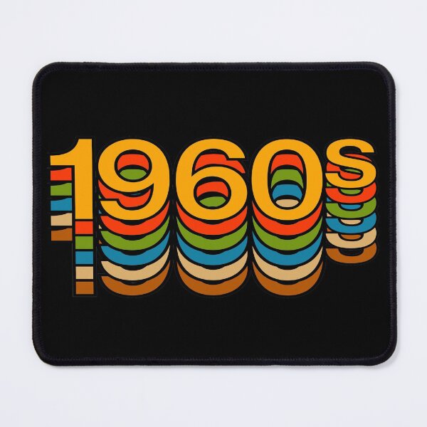 Item preview, 1960s Retro Aesthetic Modern Favorite Decade Tee Shirt designed and sold by Fashionmonger.