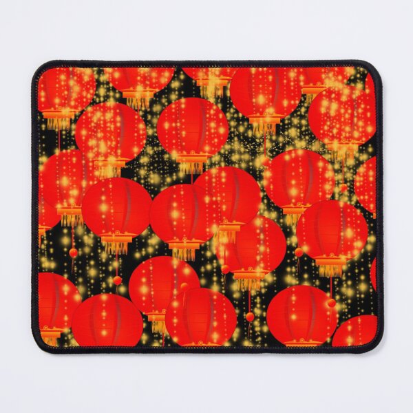 Item preview, Red Chinese Lanterns & Twinkle Lights designed and sold by HolidayBug.