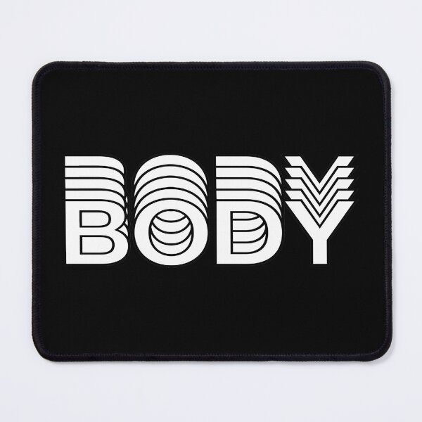 Item preview, Framework Body Retro Aesthetic Modern black and white Typography designed and sold by Fashionmonger.