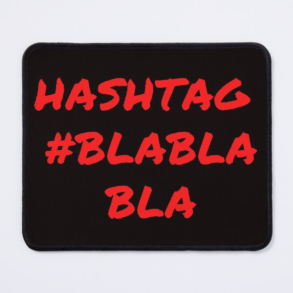 Item preview, Hashtag Blablabla (red) designed and sold by Valgeneva.