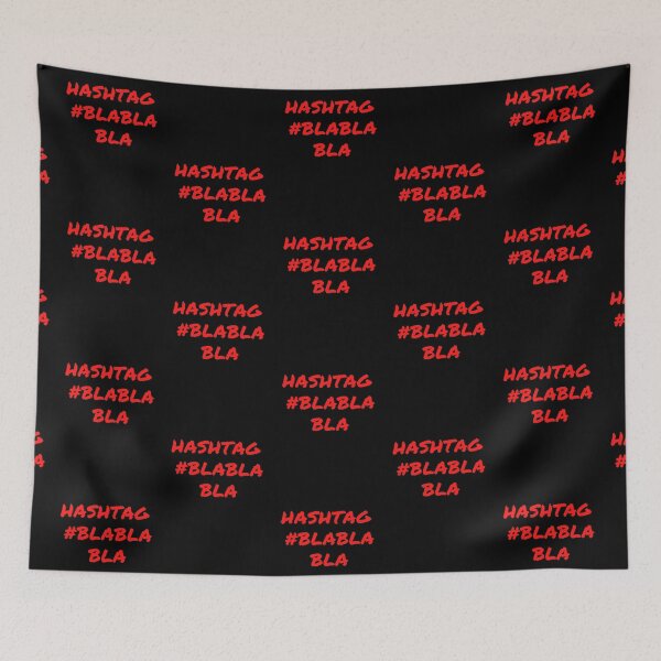 Item preview, Hashtag Blablabla (red) designed and sold by Valgeneva.