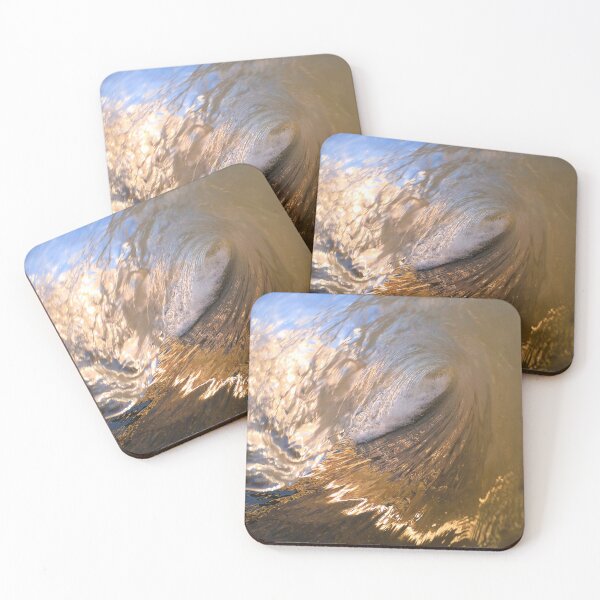 Item preview, Golden Glass - Boscombe Pier Shorebreak, Bournemouth - Surf // Wave designed and sold by Jason Kempshall.