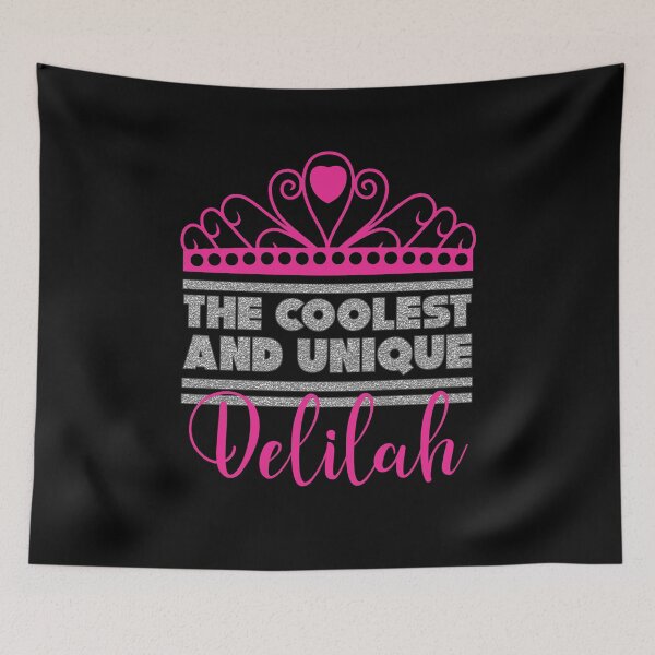 Item preview, Unique girl sweet woman friend girlfriend Delilah name designed and sold by Thestarrysky.
