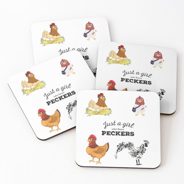 Item preview, Just a girl who loves peckers - funny designed and sold by narilex.