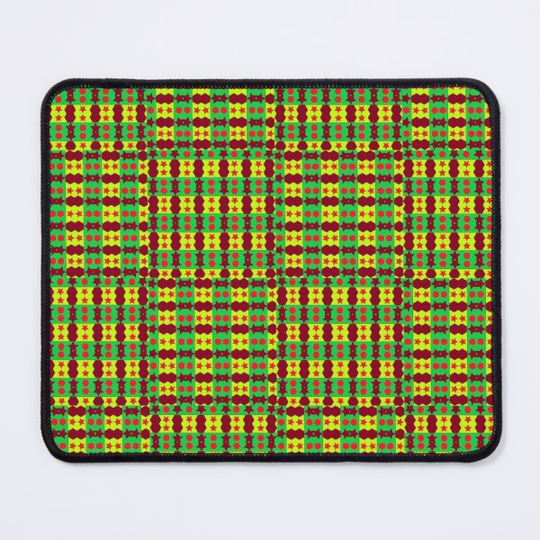 Item preview, Flashy Pattern 334 | Colorful Unique Flashy Patterns | Colorful Burgundy, Yellow, Green and Red Flashy Pattern designed and sold by Dream Wear.