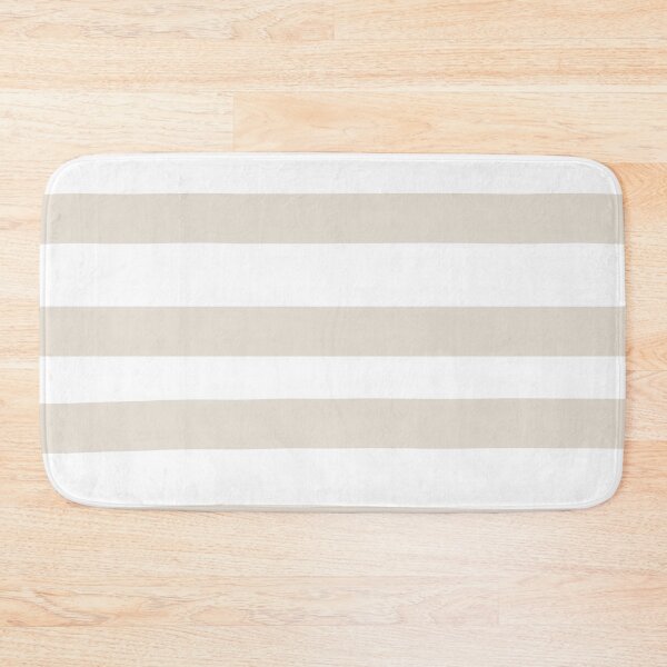 Item preview, Creamy Beige and White Stripe Pattern Coordinates w/ Sherwin Williams 2022 Popular Color Shoji White SW 7042 designed and sold by ColorOfTheYears.