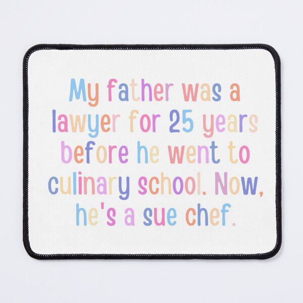 Item preview, Lawyer joke/pun - funny lawyer gift (color) #5 designed and sold by PickaSticka.