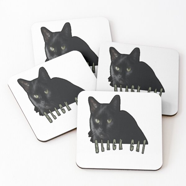 Item preview, Black Cat t-shirt & sticker designed and sold by storetrial2022.