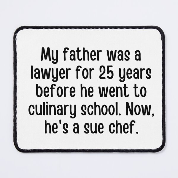 Item preview, Lawyer joke/pun - funny lawyer gift #5 designed and sold by PickaSticka.
