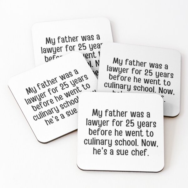 Item preview, Lawyer joke/pun - funny lawyer gift #5 designed and sold by PickaSticka.