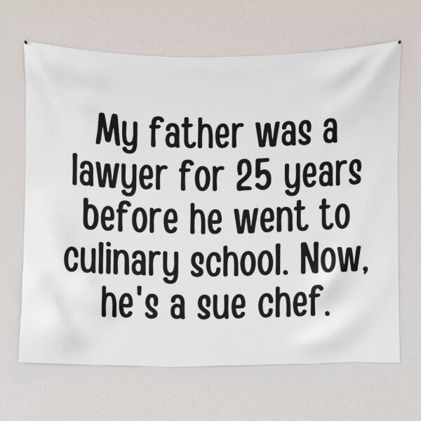 Item preview, Lawyer joke/pun - funny lawyer gift #5 designed and sold by PickaSticka.