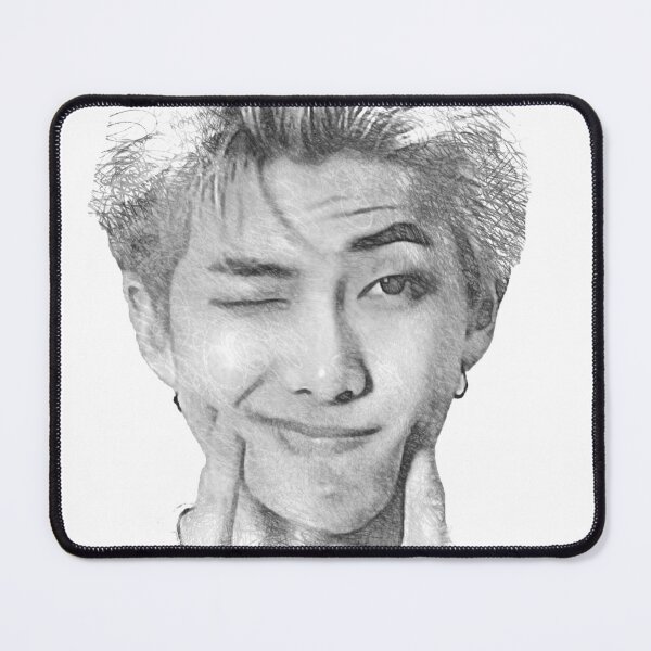Item preview, Kim Namjoon, Namjoon, BTS, BTS Fanart, Fanart, Kpop, Pencil Sketch designed and sold by emmsephemera.
