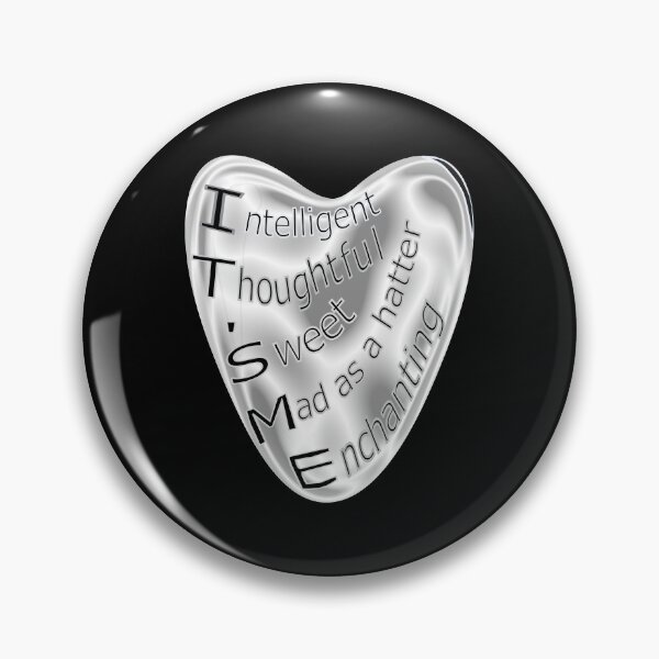 Item preview, Affirming acrostic poem on chrome heart designed and sold by CottagePop.