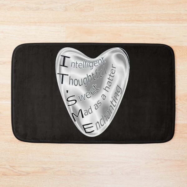 Item preview, Affirming acrostic poem on chrome heart designed and sold by CottagePop.