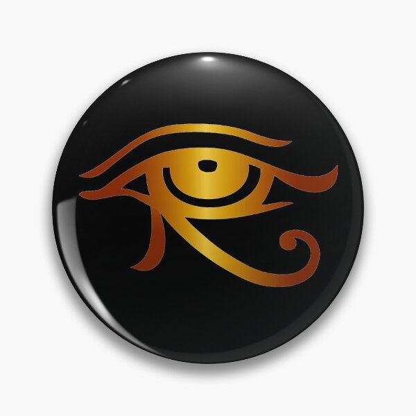 Item preview, Eye of Horus in Orange Design Ancient Egyptian Symbol  designed and sold by LGbubble.