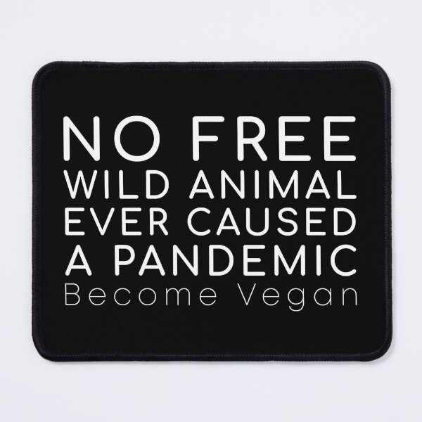 Item preview, No wild animal - vegan message - whtx designed and sold by reIntegration.