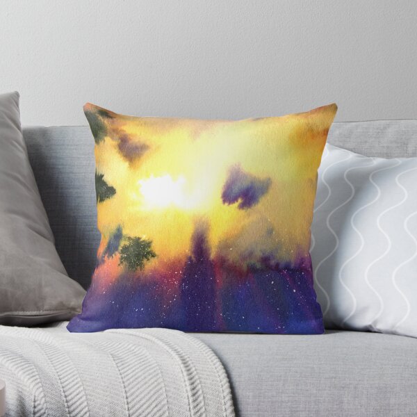 Movement of Energy Throw Pillow
