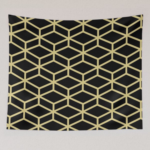 Item preview, Yellow and Black Tessellation Line Pattern 8 Coordinates w/ Sherwin Williams 2022 Popular Color Chartreuse SW 0073 designed and sold by ColorOfTheYears.