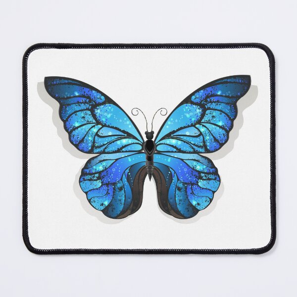 Item preview, Blue Butterfly Morpho ( Blue Butterflies ) designed and sold by Blackmoon9.