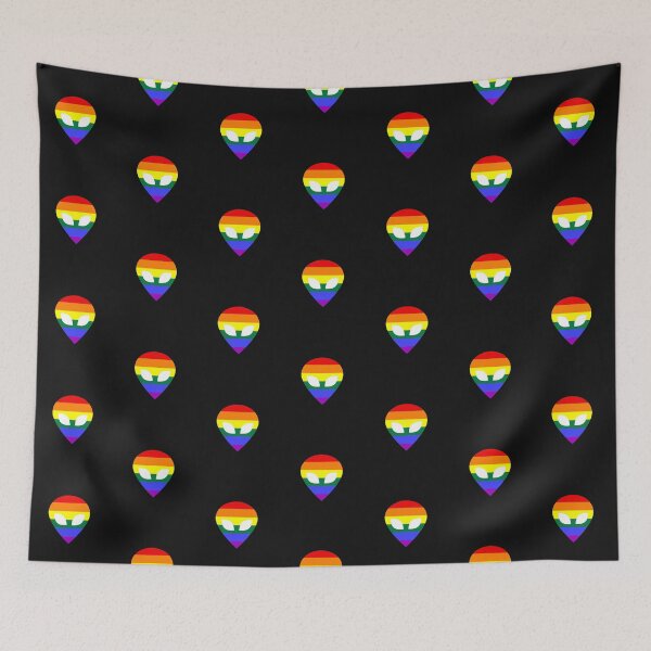 Artikelvorschau, Regenbogen-Alien-UFO entworfen und verkauft von AnyMoment.