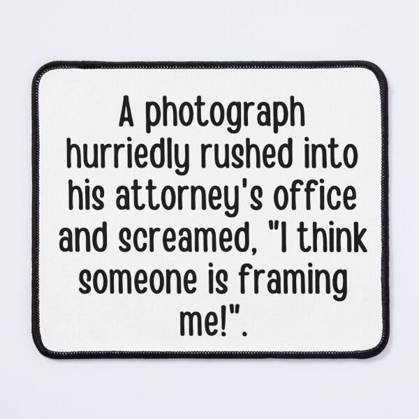 Item preview, Lawyer joke/pun - funny lawyer gift #6 designed and sold by PickaSticka.