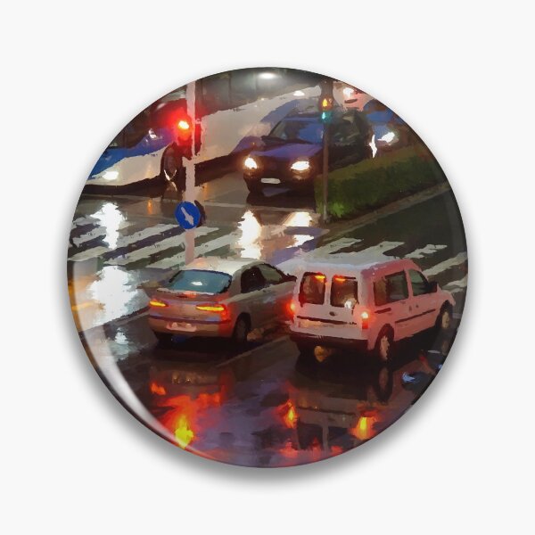 Item preview, Rainy night on the avenue designed and sold by Luis J. de la Fuente.