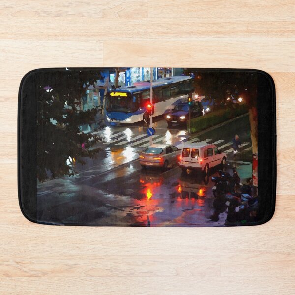 Item preview, Rainy night on the avenue designed and sold by Luis J. de la Fuente.
