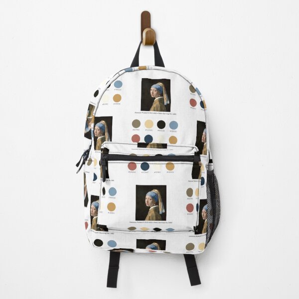 Item preview, Colour Palette of Johannes Vermeer’s Girl with a Pearl Earring (ca. 1665) designed and sold by CoffeewithAnh.