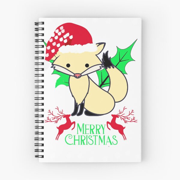 Item preview, funny merry christmas fox for kids  designed and sold by myt-shirt.