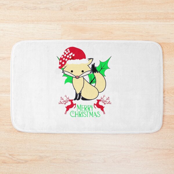 Item preview, funny merry christmas fox for kids  designed and sold by myt-shirt.