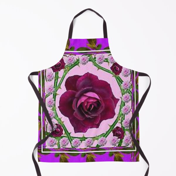 Item preview, WILD PURPLE ROSE ABSTRACT CANES PATTERN ART designed and sold by sharlesart.