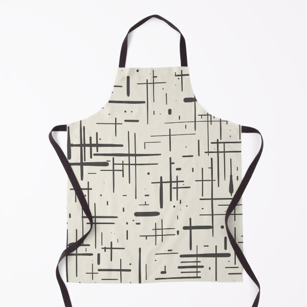 Item preview, Mid-Century Modern Kinetikos Pattern in Charcoal Gray and Cream designed and sold by kierkegaard.