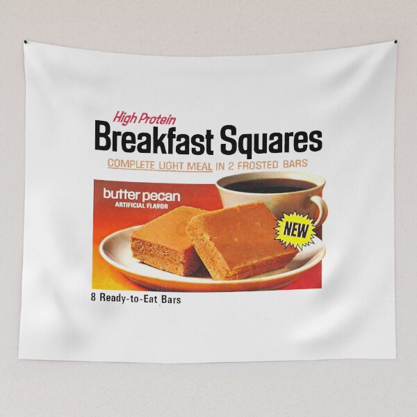 Item preview, HIGH PROTEIN BREAKFAST SQUARES - PACKAGING designed and sold by ThrowbackAds.