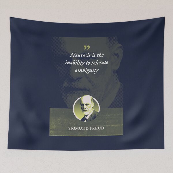 Item preview, Sigmund Freud - Neurosis is the inability to tolerate ambiguity designed and sold by Syahrasi.